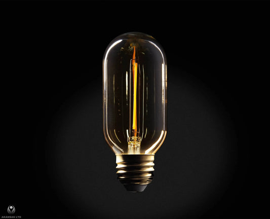 LED T14 filament E26 bulb